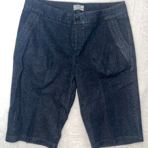 Docker Favorite Fit Jean Short Women 30x13 Size 10 Dark Blue Denim Regular Fit